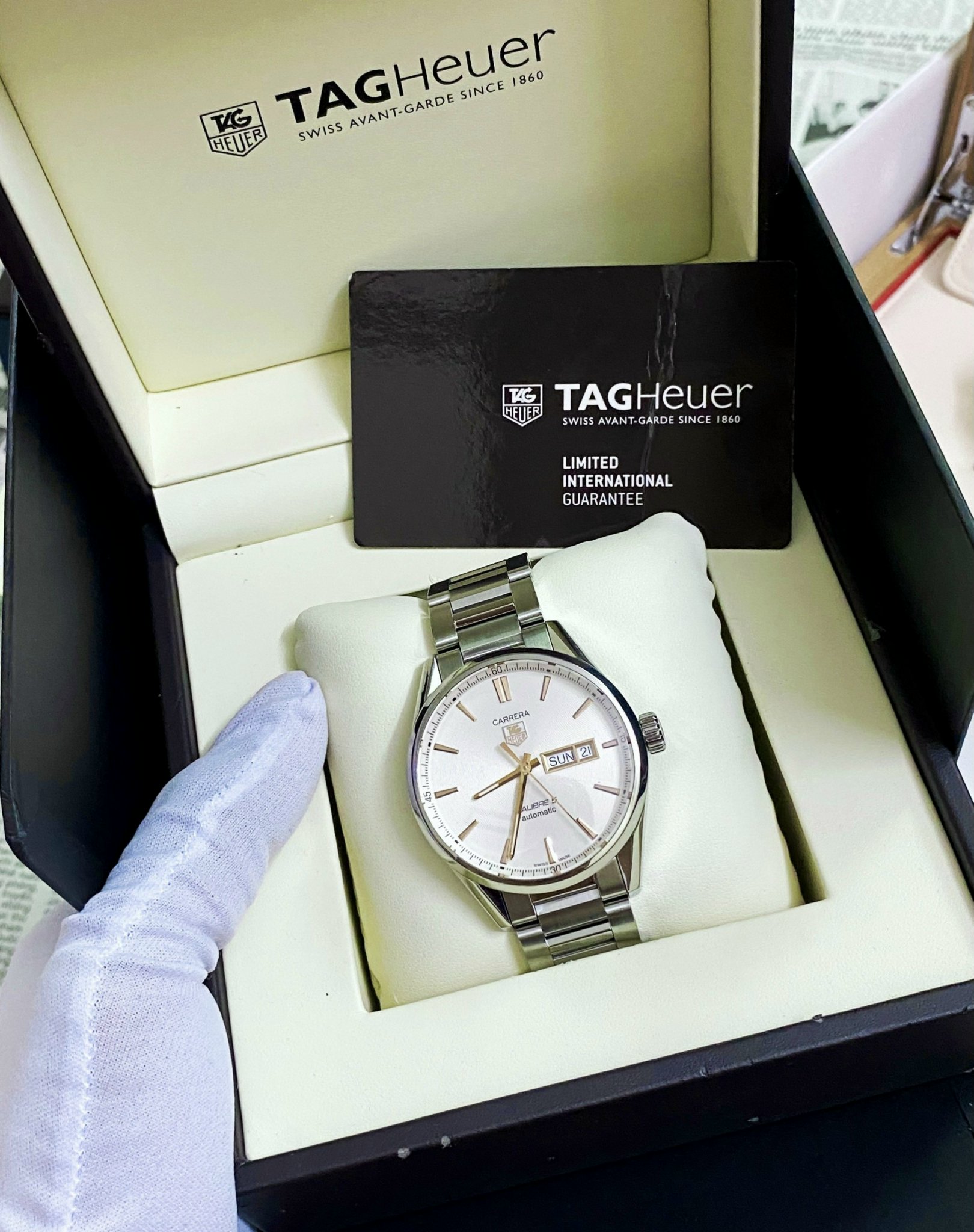 Tag Heuer WAR201D-1 2 lịch Day date.