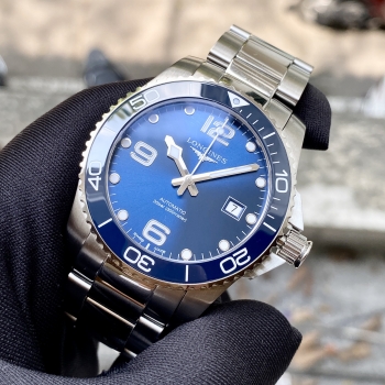 Longines Hydro Conquest Blue Ceramic size 41mm 