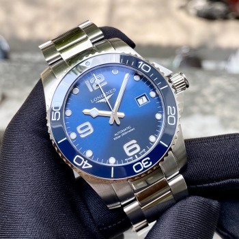Longines Hydro Conquest Blue Ceramic size 41mm 